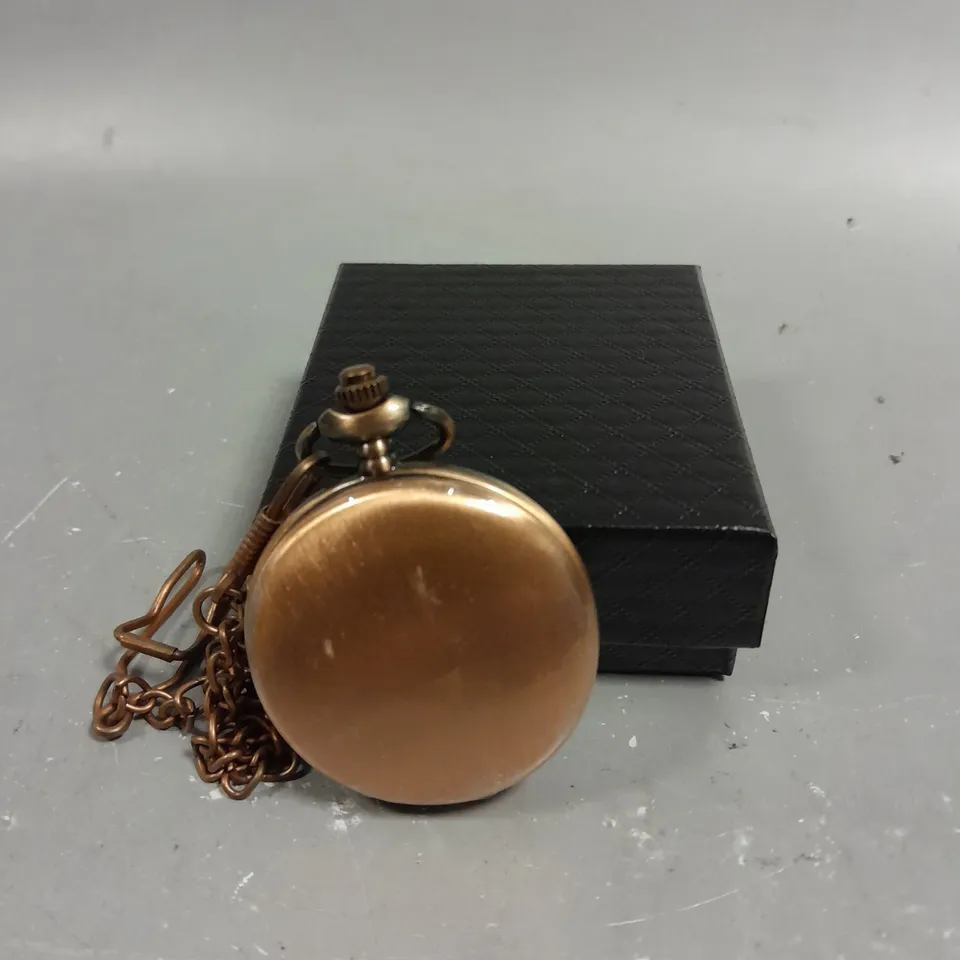 MENS EDISON POCKET WATCH WITH CHAIN 