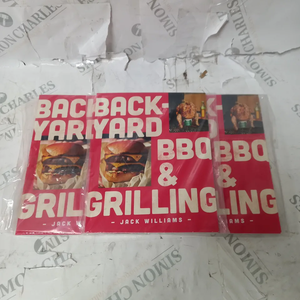 BOX OF 6 BACKYARD BBQ AND GRILLING BOOKS
