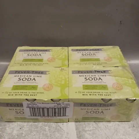 24 X FEVER TREE MEXICAN LIME SODA CANS