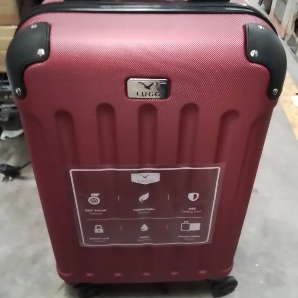 LUGG JETSET CABIN BAG BURGUNDY