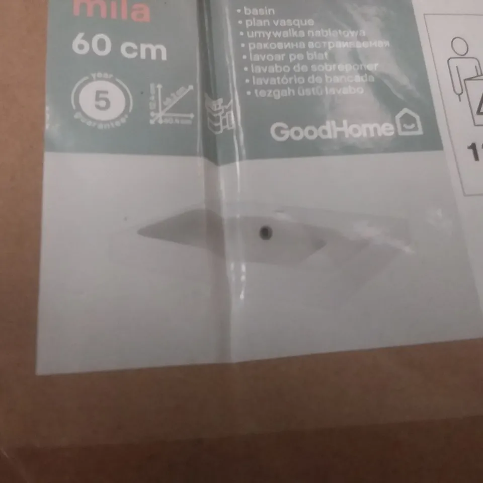 BOXED GOODHOME MILA BASIN 60CM 