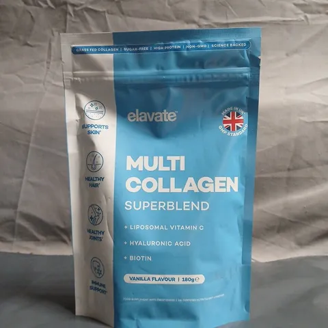 ELAVATE MULTI COLLAGEN SUPERBLEND – VANILLA FLAVOUR, 180G