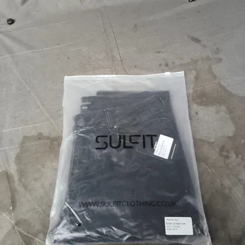 SULFIT SLIM TAPERED FIT JEANS - CHARCOAL - SIZE 32R