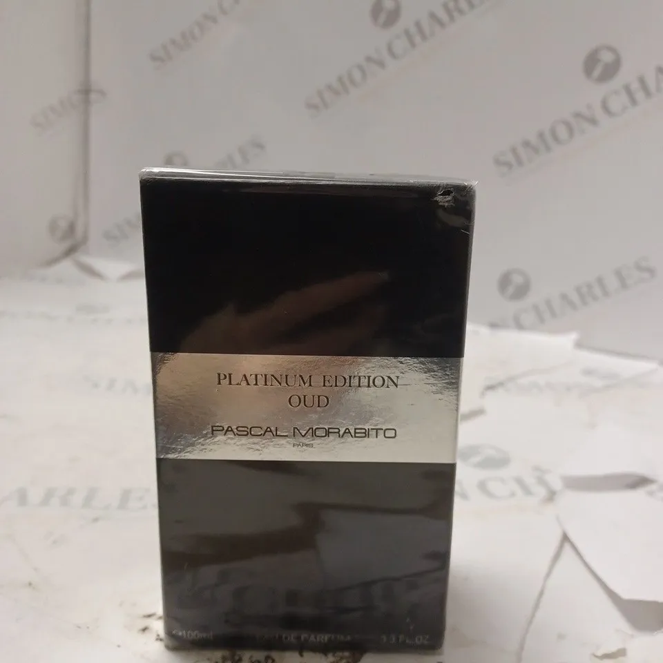 BOXED AND SEALED PLATINUM EDITION OUD PASCAL MORABITO PARIS EAU DE PARFUM 100ML