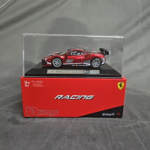 BURAGO FERRARI 488 CHALLENGE EVO 2020 DIECAST MODEL CAR – 1:43