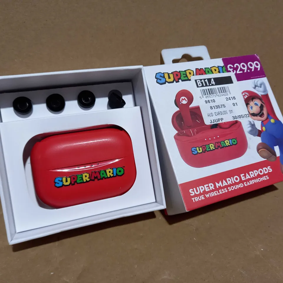 SUPER MARIO WIRELESS EARPODS RED