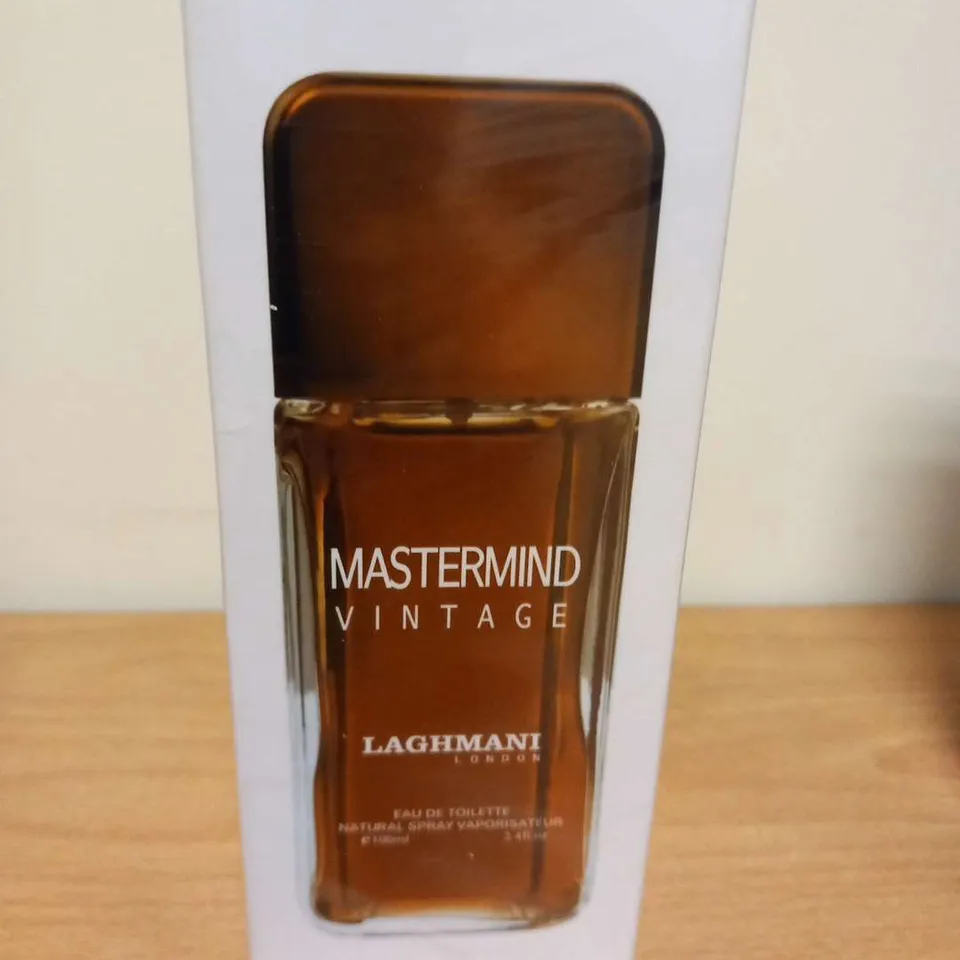 BOXED AND SEALED MASTERMIND VINTAGE LAGHMANI LONDON EAU DE TOILETTE 100ML