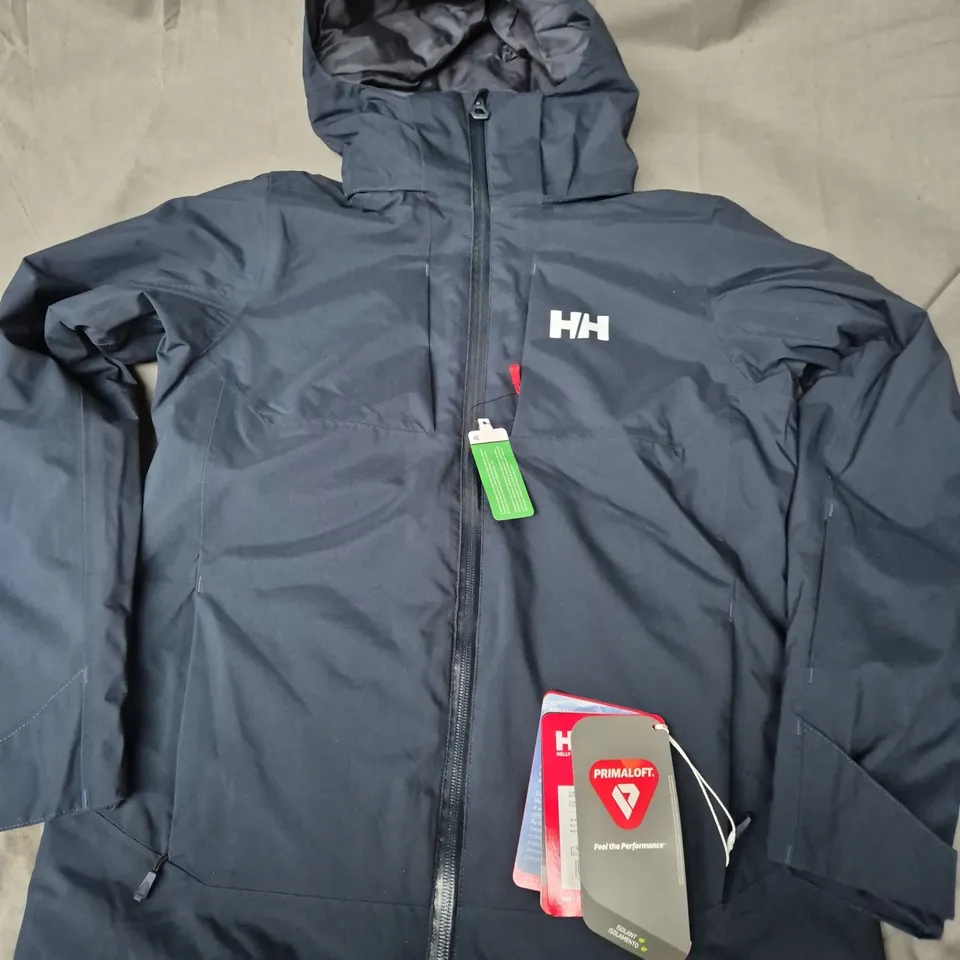 HELLY HANSEN JR ALPHA JACKET IN NAVY - 152/12