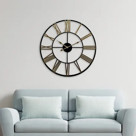 BOXED DROLET METAL WALL CLOCK (1 BOX)