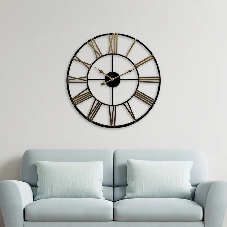 BOXED DROLET METAL WALL CLOCK (1 BOX)