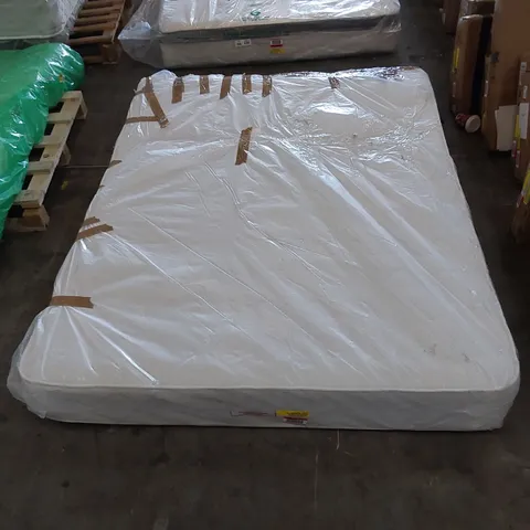 QUALITY BAGGED 5' KING SIZE QUILTO MEMORY SPRUNG OPEN COIL MATTRESS 