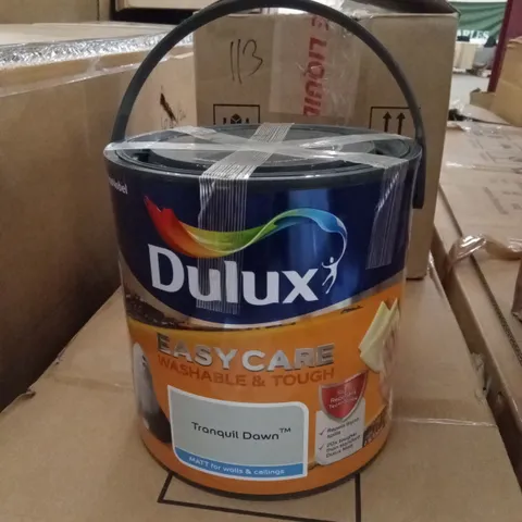 DULUX EASYCARE WASHABLE & TOUGH TRANQUIL DOWN MATT PAINT FOR WALLS & CEILINGS, 2.5L