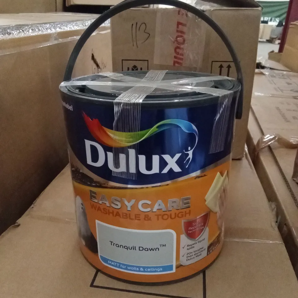 DULUX EASYCARE WASHABLE & TOUGH TRANQUIL DOWN MATT PAINT FOR WALLS & CEILINGS, 2.5L