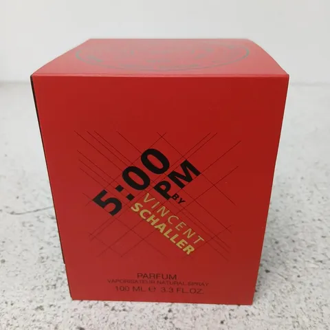 BOXED HOE 5:00PM BY VINCENT SCHALLER PARFUM 100ML