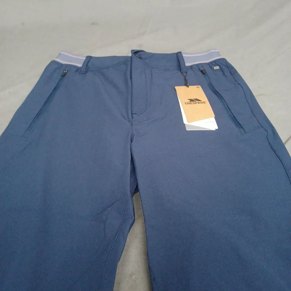 TRESPASS FEMALE 3/4 TROUSERS IN NAVY - MEDIUM