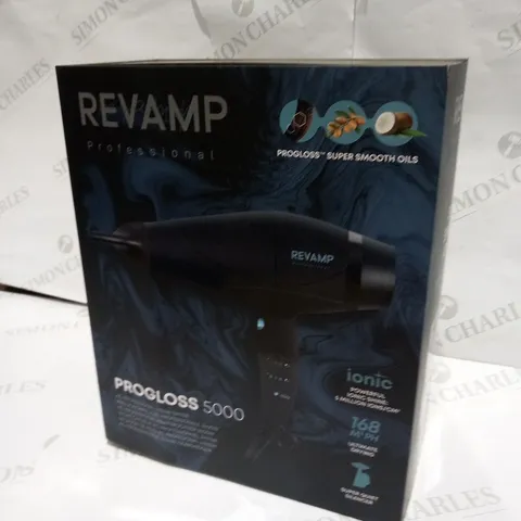 BOXED REVAMP PROFESSIONAL PROGLOSS 5000 AC PROFESSIONAL 2400W DRYER DR-5000-EU