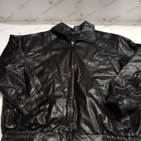 MOTEL LEATHER EFFECT JACKET SIZE M