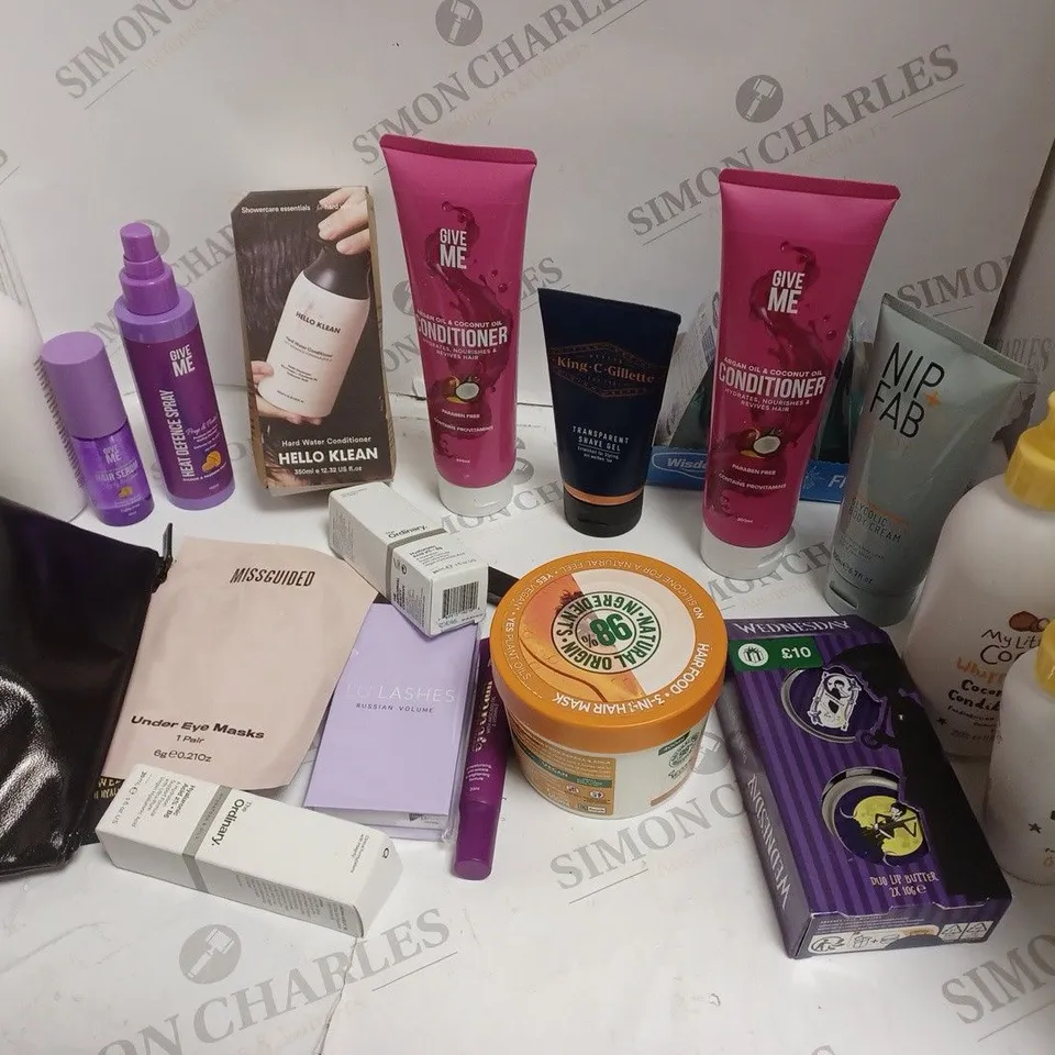 APPROXIMATELY 20 ASSORTED HEALTH AND BEAUTY PRODUCTS INCLUDING NIP+ FAB , GIVE ME, THE ORDINARY