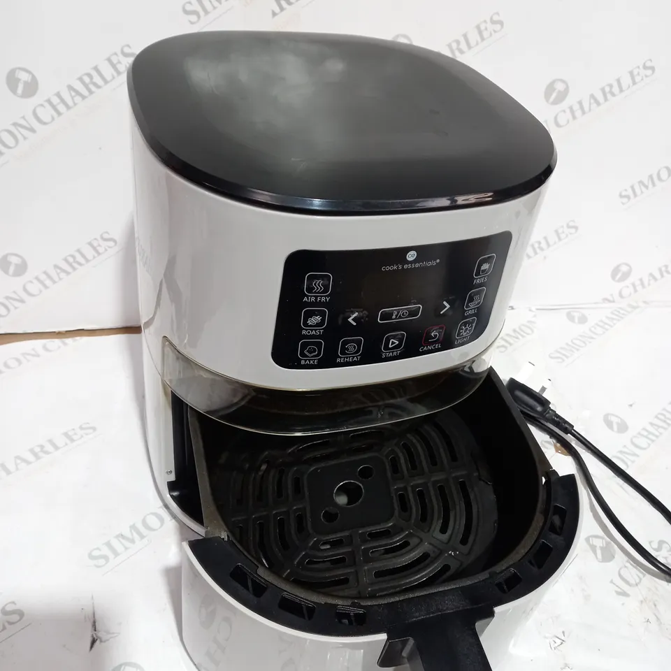 BOXED COOK'S ESSENTIALS 4.0L AIR FRYER, COOL GREY