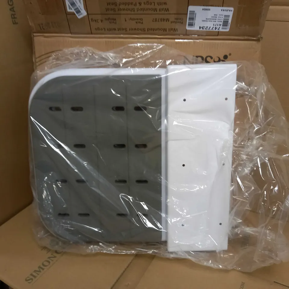NRS HEALTHCARE WALL MOUNTED FOLDING SHOWER SEAT 