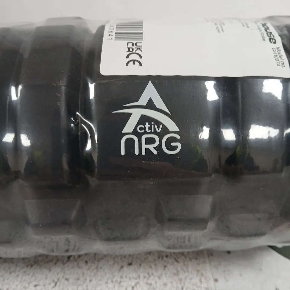 GLOWHOUSE ACTIV NRG FITNESS FOAM ROLLER – BLACK, MODEL GH10074
