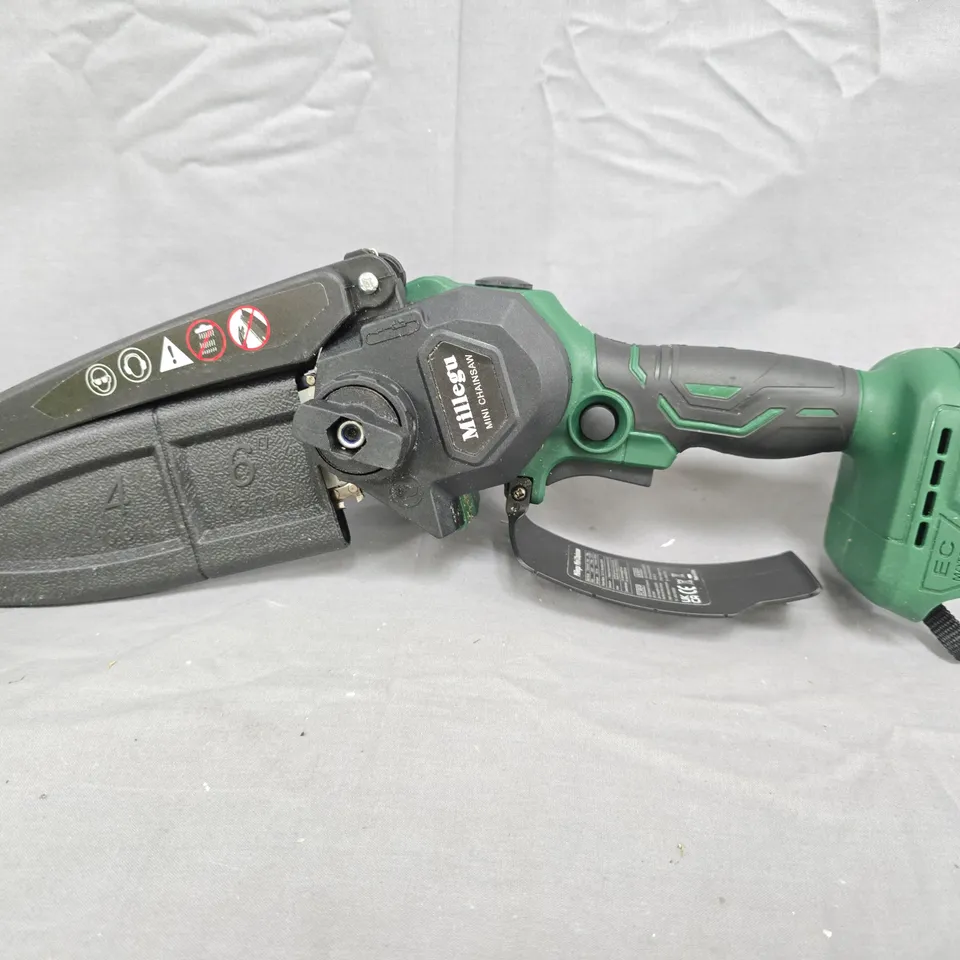 BRUSHLESS MINI CHAINSAW – 6-INCH, CORDLESS, 21V