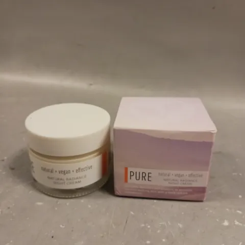 BOXED PURE NATURAL RADIANCE NIGHT CREAM - 50ML
