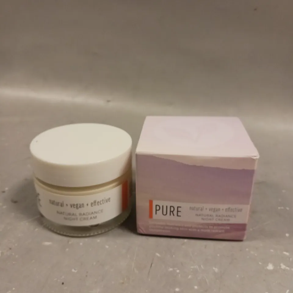BOXED PURE NATURAL RADIANCE NIGHT CREAM - 50ML 