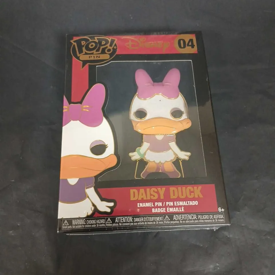 DISNEY DAISY DUCK POP! PIN – ENAMEL PIN (BOXED)