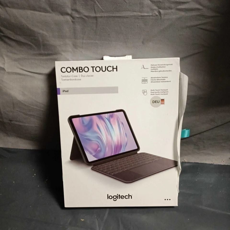 LOGITECH COMBO TOUCH KEYBOARD CASE FOR IPAD – BOXED - GERMAN KEYBOARD 