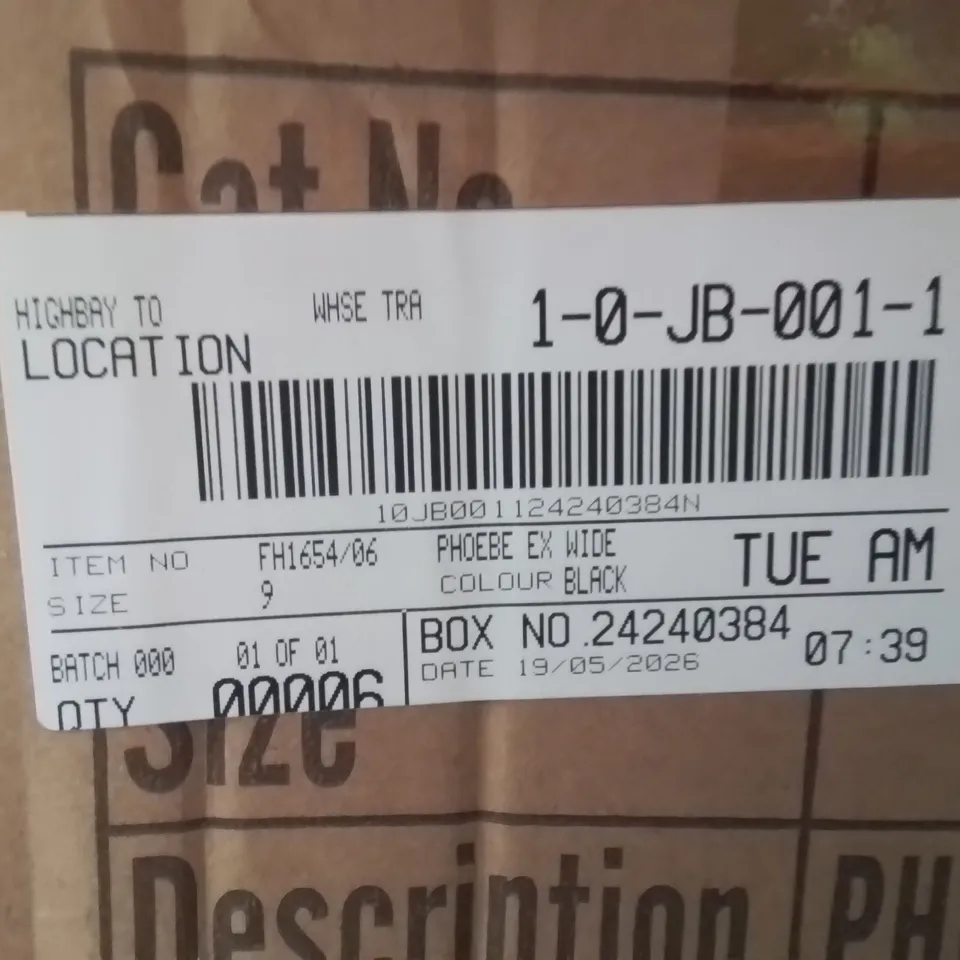 BOXED BRAND NEW APPROXIMATELY 6 SIMPLY BE PHEOBE WIDE SHOES BLACK SIZE 9