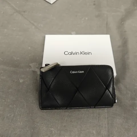 BOXED CALVIN KLEIN ZIP COIN & CARD PURSE 