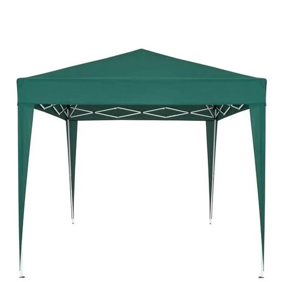 LARGE POP UP GAZEBO GREEN - 2.5X2.5M COLLECTION RRP £109.99