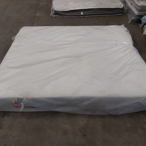 QUALITY BAGGED 6FT SUPERKING HYBRID MEMORY NATURAL OPEN COIL MATTRESS