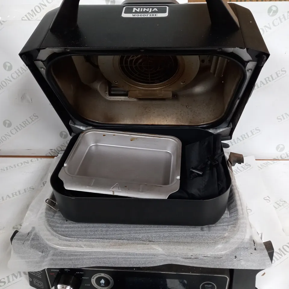 NINJA WOODFIRE ELECTRIC BBQ GRILL & SMOKER WITH AIR FRY FUNCTION OG701UKQ