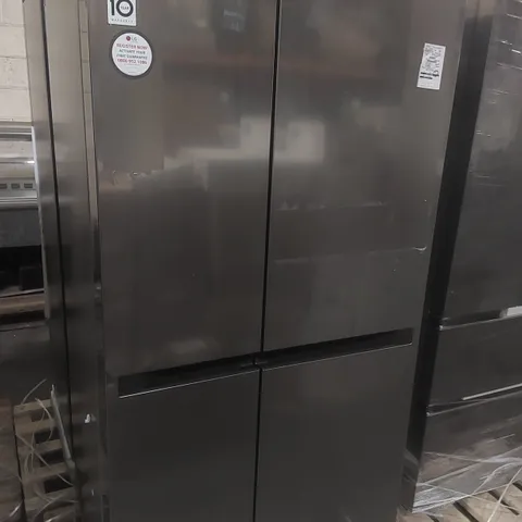 LG NATUREFRESH GSBC40PYPE AMERICAN STYLE FRIDGE FREEZER - PRIME SILVER - E RATED
