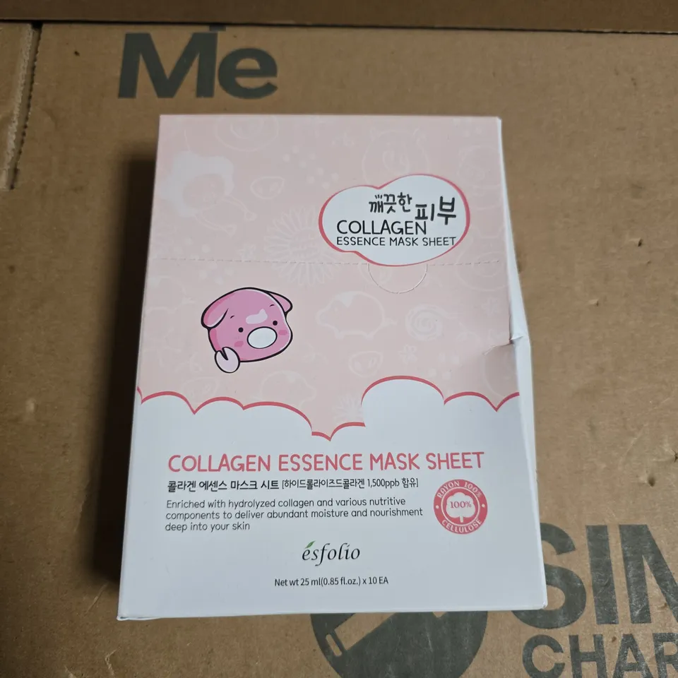 ESFOLIO COLLAGEN ESSENCE MASK SHEET – 10 X 25ML SHEETS