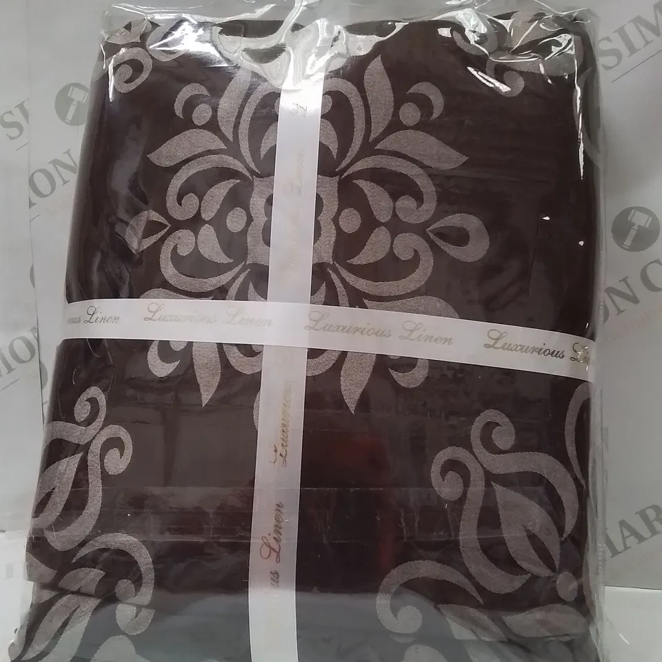 BRAND NEW LAVISH LABEL LUXURIOUS WOVEN JACQUARD KINGSIZE DUVET COVER SET 