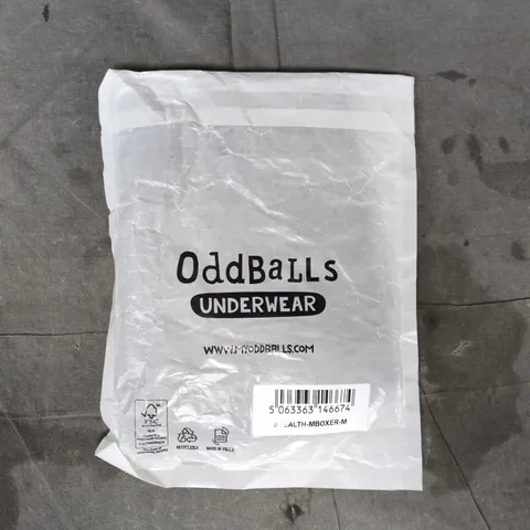 BAGGED ODDBALLS STEALTH BOXER SHORTS SIZE MEDIUM