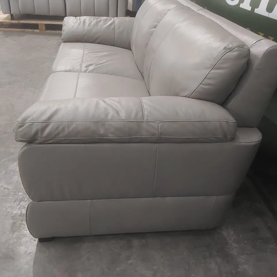 QUALITY DESIGNER MARLOW ITALIAN LEATHER 3 SEATER SOFA