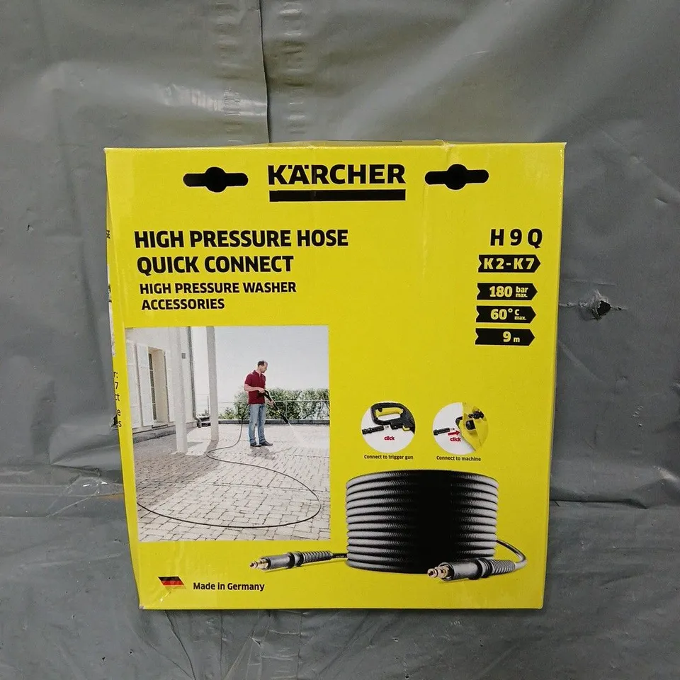 BOXED KARCHER HIGH PRESSURE HOSE QUICK CONNECT 