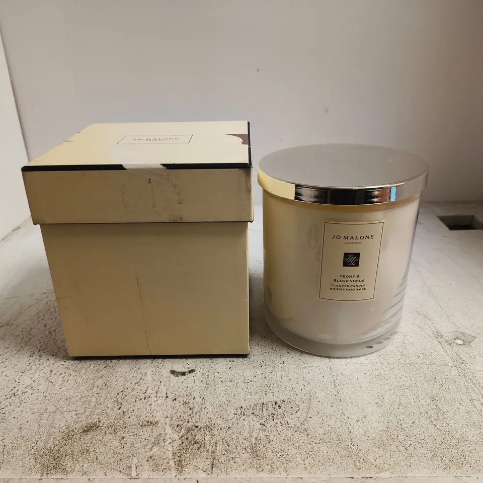 JO MALONE LONDON PEONY & BLUSH SUEDE SCENTED CANDLE – BOXED
