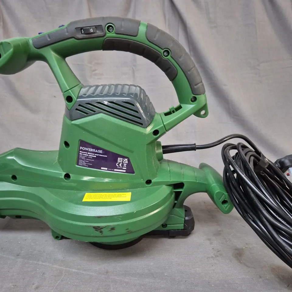 POWERBASE ELECTRIC BLOWER AND VACUUM - COLLECTION ONLY