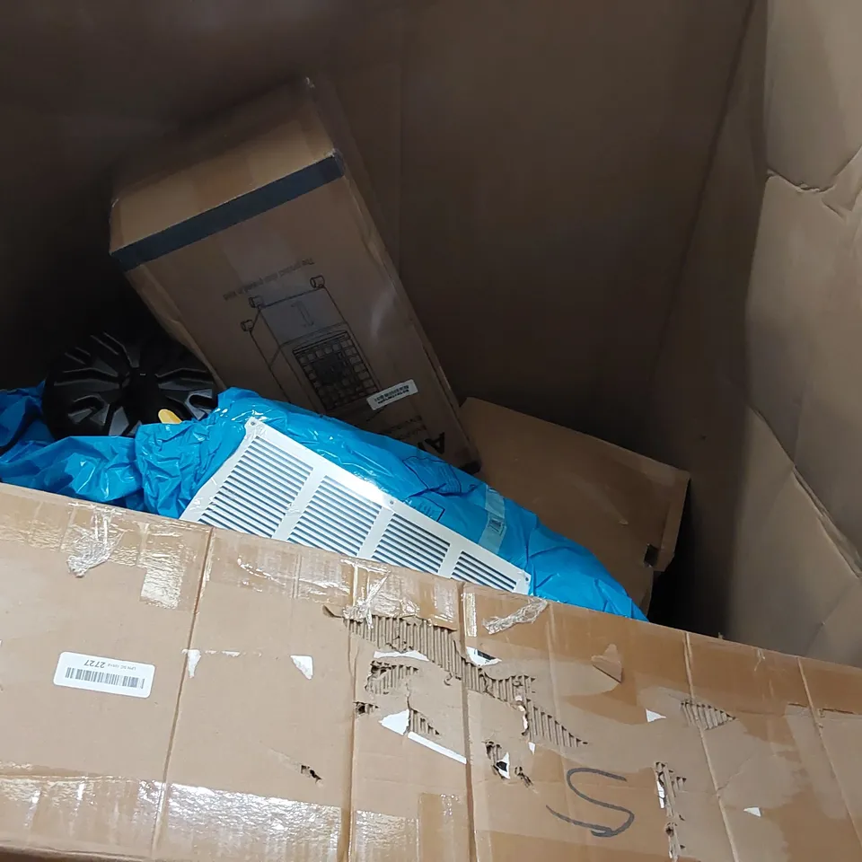 PALLET OF ASSORTED CONSUMER PRODUCTS TO INCLUDE: FABULETTA AIR FRYER, 15L MINI FRIDGE AND WARMER, AIR PURIFIER, RELAXATION FOOD SPA, MULTI-FUNCTION STEAM CLEANER ECT