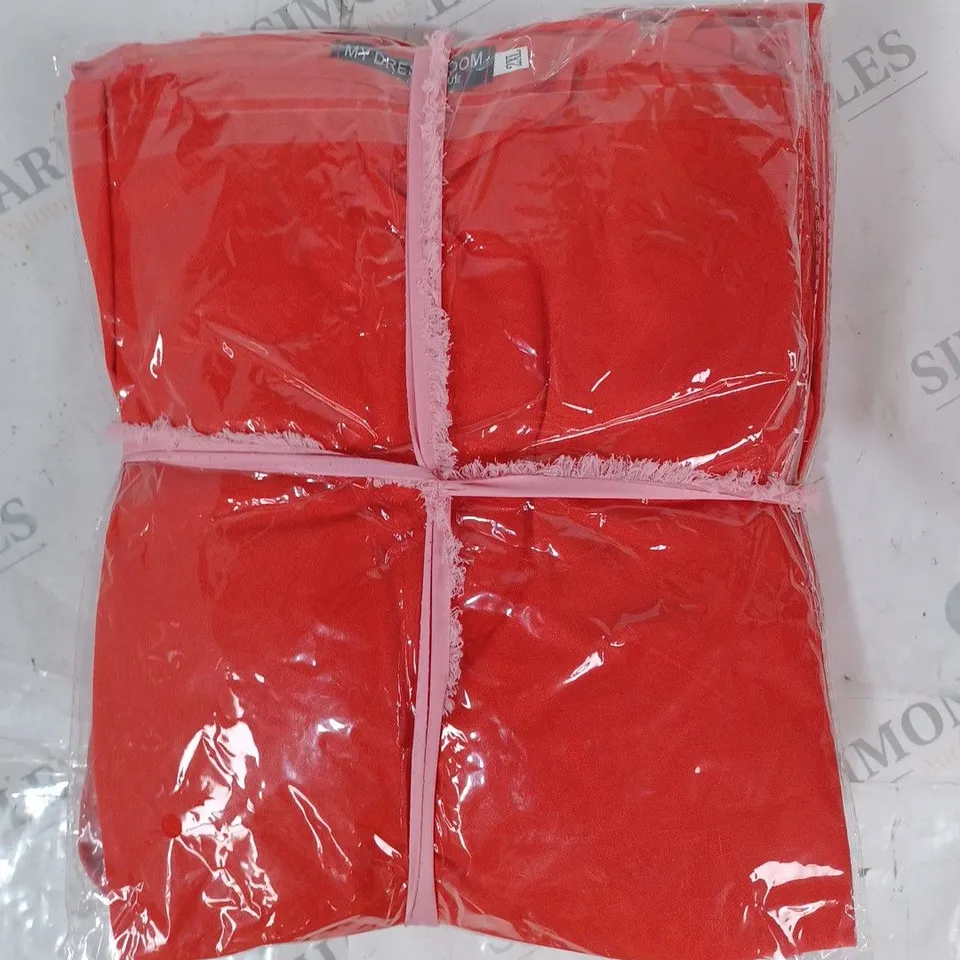 BRAND NEW BOX OF APPROXIMATELY 10 MY DRESS ROOM TOPS IN RED SIZE 2XL