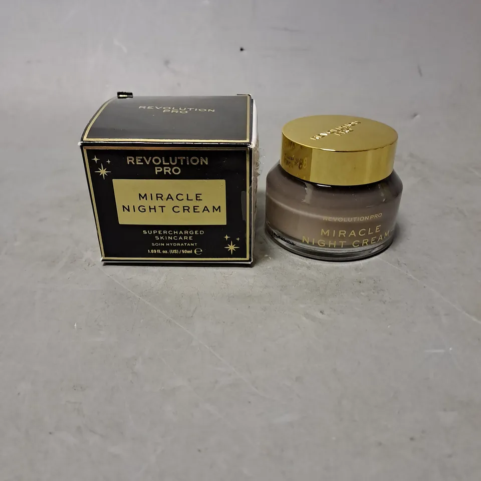 REVOLUTION PRO MIRACLE NIGHT CREAM SUPERCHARGED SKINCARE 50ML