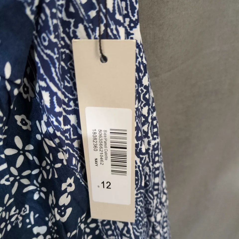 ROMAN.CO.UK NAVY FLORAL PRINT DRESS/JUMPSUIT  – WOMEN’S, UK 12