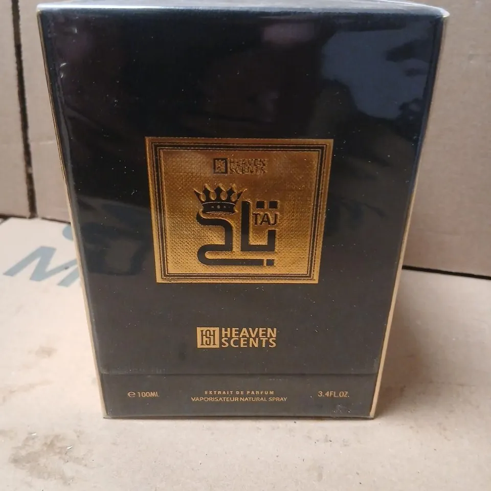 BOXED AND SEALED TAJ HEAVEN SCENTS EXTRAIT DE PARFUM 100ML