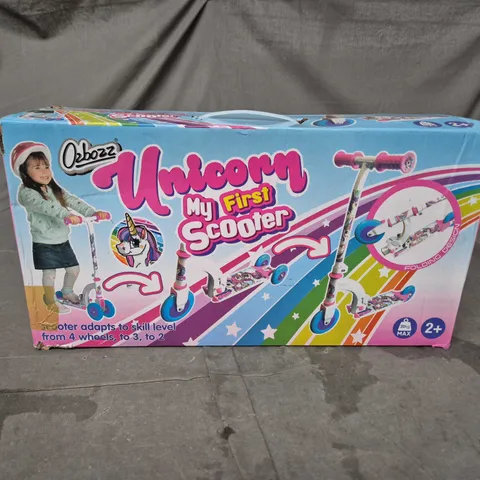 BOXED OZBOZZ SCOOTER FOR KIDS AGES 2+