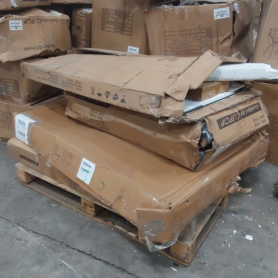 PALLET OF ASSORTED FURNITURE PARTS